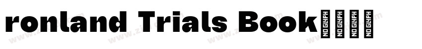 ronland Trials Book字体转换